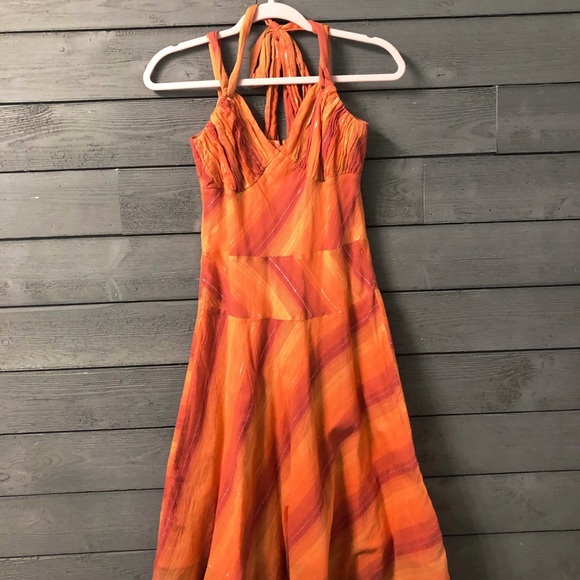 BGBG To the Max Tie Crossback Sun Dress Sz 8 - Picture 7 of 7